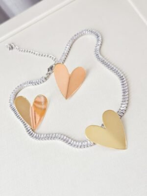 Conjunto riviera corações