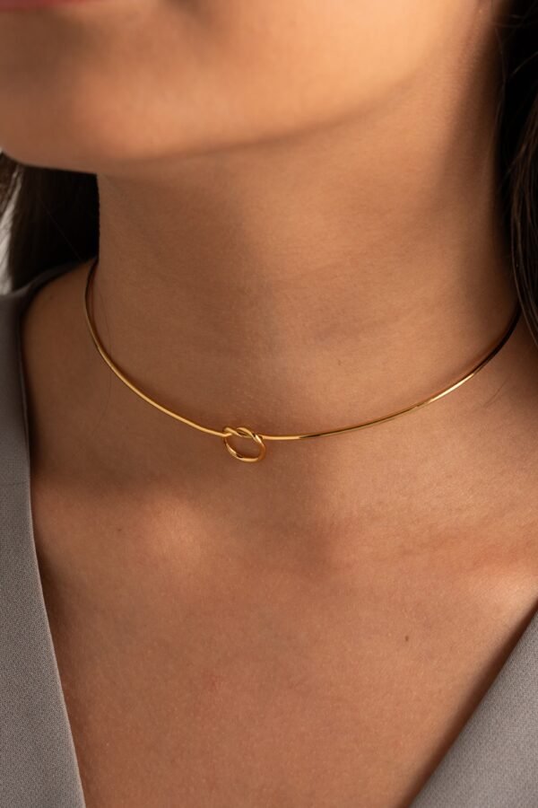 Choker aro nó liso - Imagem 2