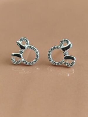 Brinco Minnie Prata 925