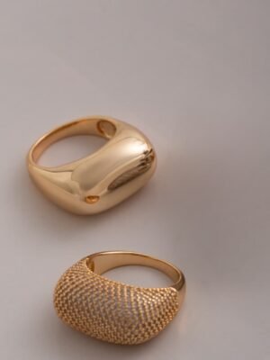 Duo de anel abaulado