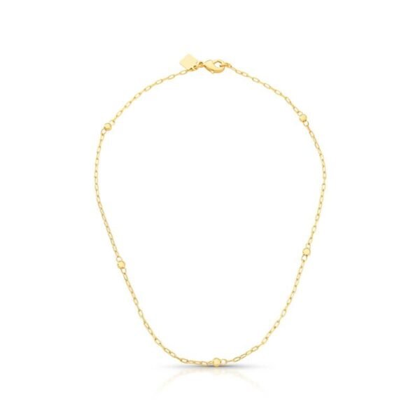 Choker elos com esferas