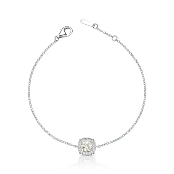 Pulseira Zircônias e Moissanite