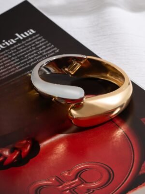 Bracelete gota bicolor