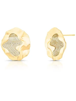 Brinco orgânico cravejado