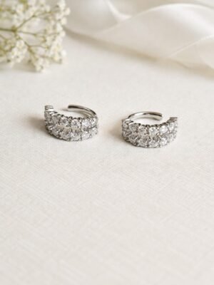 Piercing Moissanite Prata Rodinada