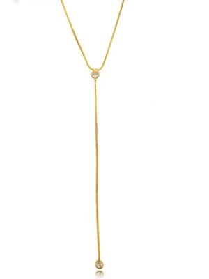 Colar Gravata com ponto de luz