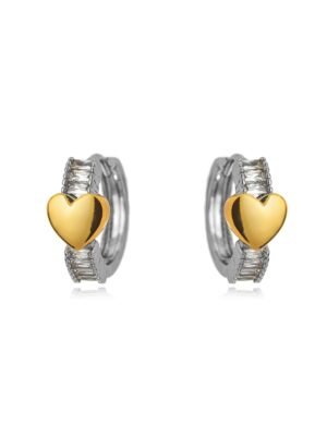 Argola bicolor cravejada