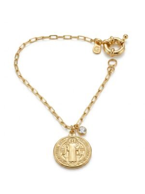 Pulseira medalha São Bento