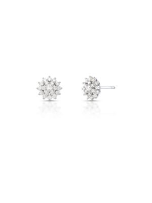 Brinco Moissanite Flor