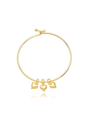 Bracelete infantil corações